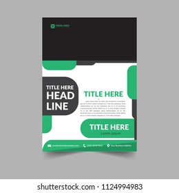 Business Brochure Template simple and Elegant, for cover, annual report and presentation.