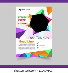 Business Brochure Template simple and Elegant, for cover, annual report and presentation.