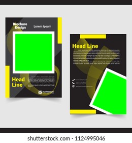 Business Brochure Template simple and Elegant, for cover, annual report and presentation.