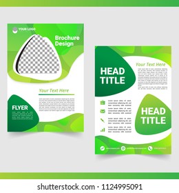 Business Brochure Template simple and Elegant, for cover, annual report and presentation.