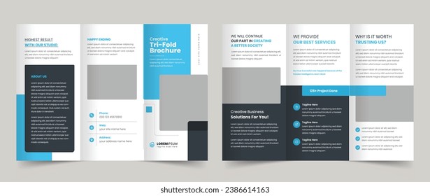 Business Brochure Template, Trifold Brochure, A4 Brochure, Print Ready