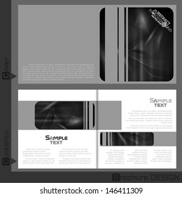 Business brochure template.  Vector illustration. Eps 10.