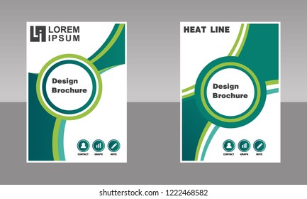 Business brochure vector design. book cover maker. Flayer template, Annual Report.