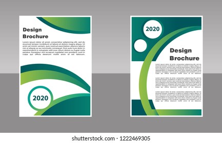 Business brochure vector design. book cover maker. Flayer template, Annual Report.