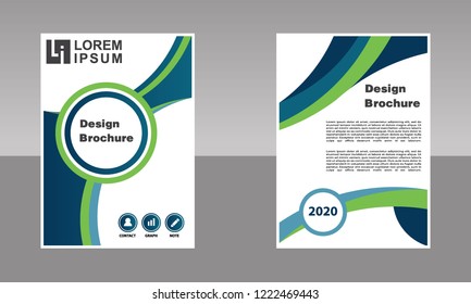 Business brochure vector design. book cover maker. Flayer template, Annual Report.