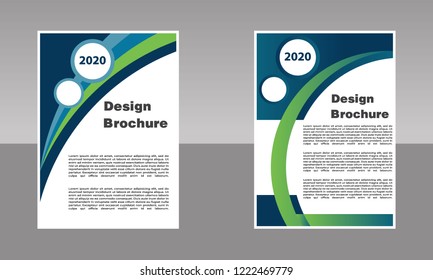 Business brochure vector design. book cover maker. Flayer template, Annual Report.