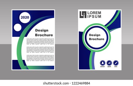 Business brochure vector design. book cover maker. Flayer template, Annual Report.