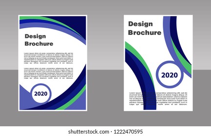 Business brochure vector design. book cover maker. Flayer template, Annual Report.