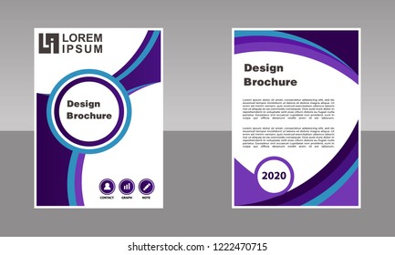 Business brochure vector design. book cover maker. Flayer template, Annual Report.