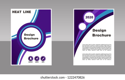 Business brochure vector design. book cover maker. Flayer template, Annual Report.