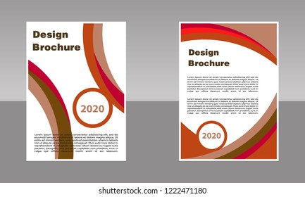 Business brochure vector design. book cover maker. Flayer template, Annual Report.