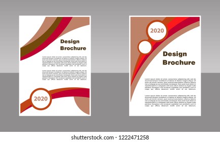 Business brochure vector design. book cover maker. Flayer template, Annual Report.