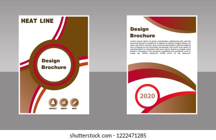 Business brochure vector design. book cover maker. Flayer template, Annual Report.