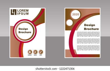 Business brochure vector design. book cover maker. Flayer template, Annual Report.