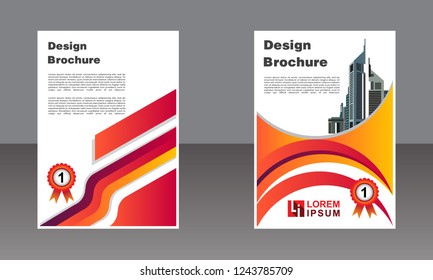 Business brochure vector design. book cover maker. Annual Report. Flayer template