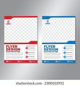 Business brochure vector design. book cover maker. A4 Flayer template