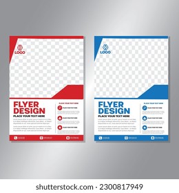 Business brochure vector design. book cover maker. A4 Flayer template