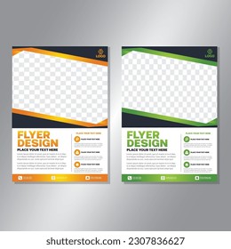 Business brochure vector design. book cover maker. A4 Flayer template
