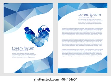 business brochure watches template booklet or flyer a4