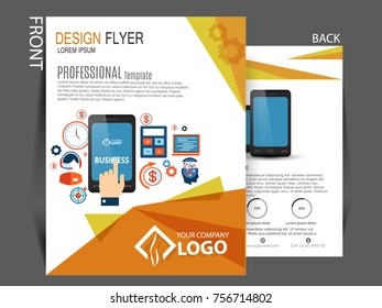 Business Brochure,Vector Flyer Design,Leaflets a4 Template,magazine cover template can be use for print and publishing.