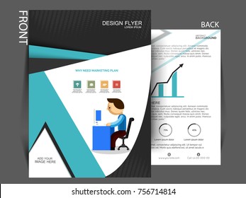 Business Brochure,Vector Flyer Design,Leaflets a4 Template,magazine cover template can be use for print and publishing.