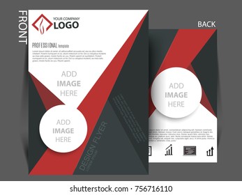 Business Brochure,Vector Flyer Design,Leaflets a4 Template.