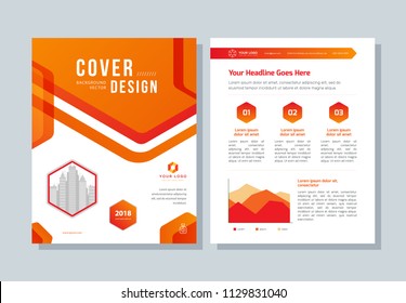 Business Broshure, Flyer, Magazine Abstract Background, Red Cover, Size Template A4. Corporate Presentation, Banner, Color Book