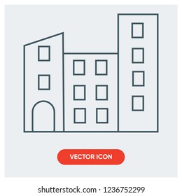 business building office vector icon