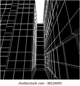 Business Building Passage Vector 01