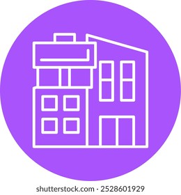 Business building Vector Icon Design Symbol