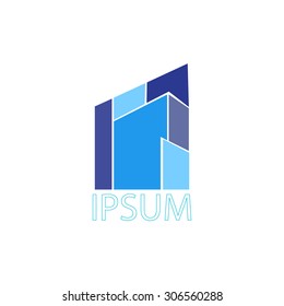 business building vector logo