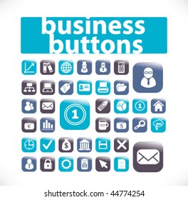 business buttons. vector