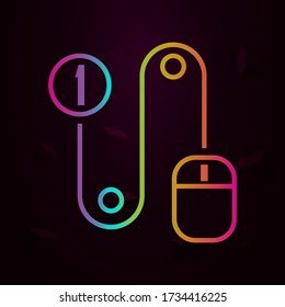 business, buy, click nolan icon Simple thin line, outline vector of Marketing and advertising icons for ui and ux, website or mobile application