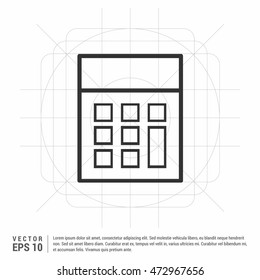 Business calculator icon