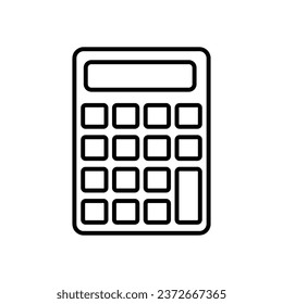 Business, calculator icon. flat trendy style illustration on white background..eps