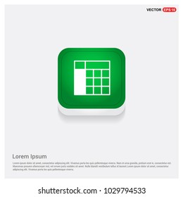 Business calculator iconGreen Web Button