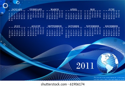 business calendar design