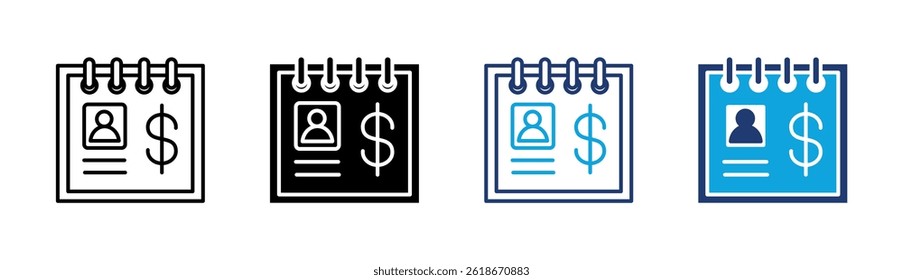 Business Calendar Icon Element For Design