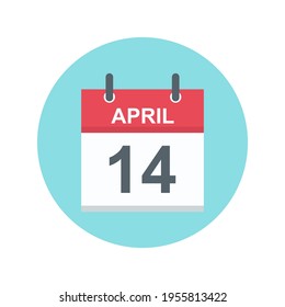 Business calendar icon vector flat calendar icons design illustration