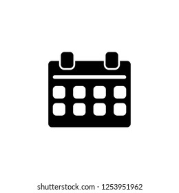 Business calendar vector icon