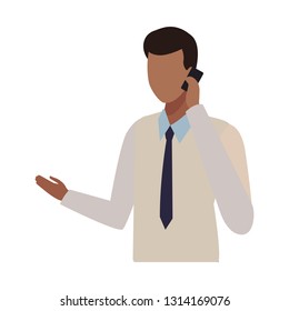 business call businessman faceless