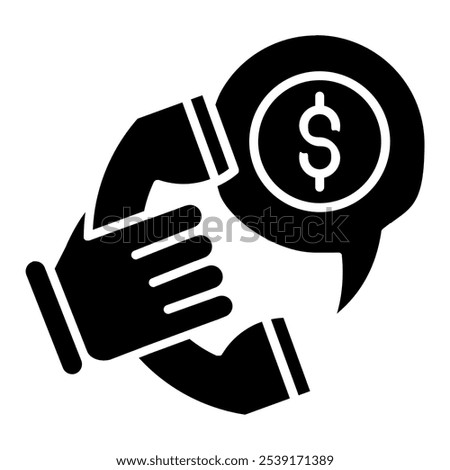Business call icon ,business essentials illustration.