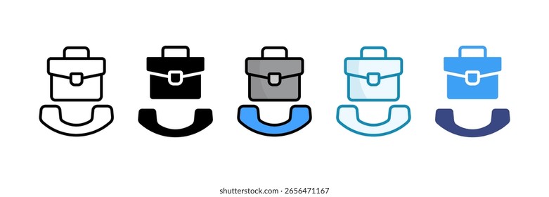 Icono de llamada de negocios conjunto de múltiples estilos de Colección