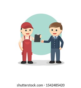 business call a plumber vector illustration
