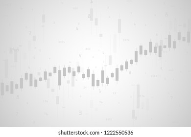 Business candle stick graph chart of stock market investment trading, Bullish point, Bearish point for business and financial concepts, reports and investment. Vector illustration