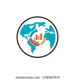 Gráfico gráfico de barras de velas de negocios de las operaciones de inversión en el mercado de valores. diseño simple del vector gráfico.