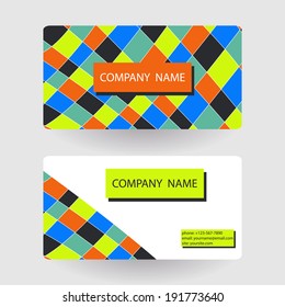 business card.