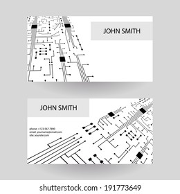 business card.