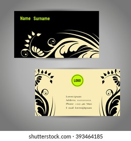 Business card.