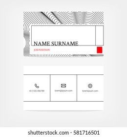 business card
